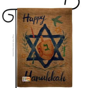 Garden Flag Hanukkah G191077 B