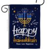 Happy Hanukkah - Hanukkah Winter Vertical Impressions Decorative Flags HG192314 Made In USA