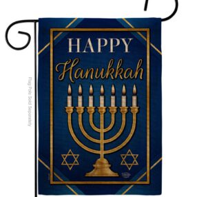 Garden Flag Hanukkah G192319 B