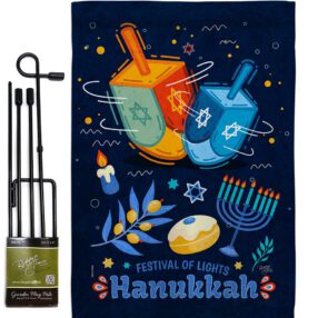 Garden Flag Hanukkah GS114228