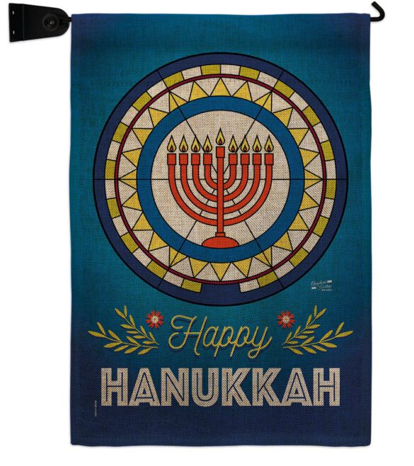 Celebratory Hanukkah - Hanukkah Winter Vertical Impressions Decorative Flags HG130430 Made In USA - Image 39