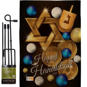 Garden Flag Hanukkah GS137063 B