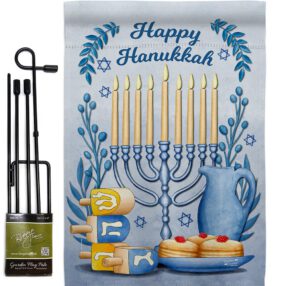Garden Flag Hanukkah GS137326