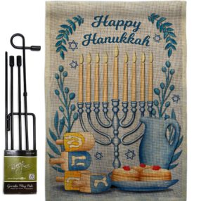 Garden Flag Hanukkah GS137326 B