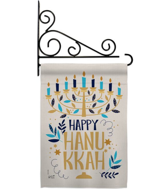 Happy Hanukkah - Hanukkah Winter Vertical Impressions Decorative Flags HG137328 Made In USA - Image 8