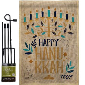 Garden Flag Hanukkah GS137328 B