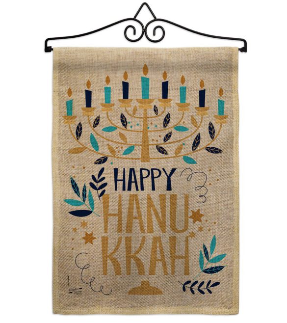 Happy Hanukkah - Hanukkah Winter Vertical Impressions Decorative Flags HG137328 Made In USA - Image 13