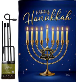 Garden Flag Hanukkah GS137329