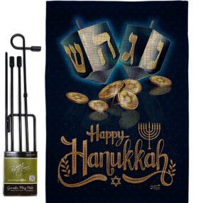 Garden Flag Hanukkah GS137330 B