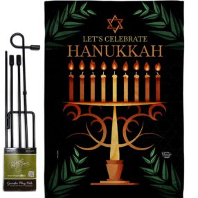 Garden Flag Hanukkah GS190011