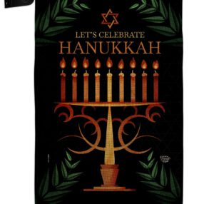 Garden Flag Hanukkah GS190011 B 04
