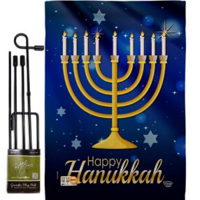 Garden Flag Hanukkah GS192143
