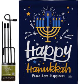 Garden Flag Hanukkah GS192314