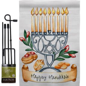 Garden Flag Hanukkah GS192316