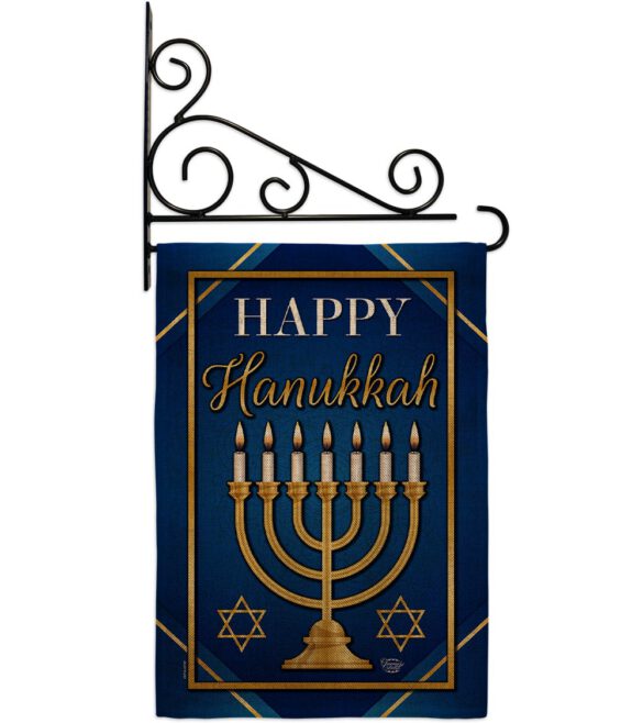 Happy Hanukkah - Hanukkah Winter Vertical Impressions Decorative Flags HG192319 Made In USA - Image 14