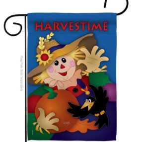 Harvestime - Harvest & Autumn Fall Vertical Impressions Decorative Flags HG113031 Made In USA