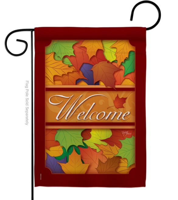Autumn - Harvest & Autumn Fall Vertical Impressions Decorative Flags HG113035 Imported - Image 2