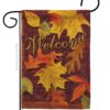 Fall Leaves - Harvest & Autumn Fall Vertical Impressions Decorative Flags HG113047 Made In USA