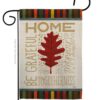 Home Be Grateful - Harvest & Autumn Fall Vertical Impressions Decorative Flags HG113079 Made In USA