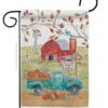 Home Grow Farm - Harvest & Autumn Fall Vertical Impressions Decorative Flags HG113092 Made In USA