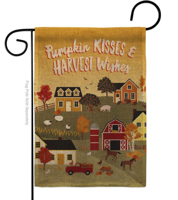 Harvest Village - Harvest & Autumn Fall Vertical Impressions Decorative Flags HG113098 Made In USA - Image 11