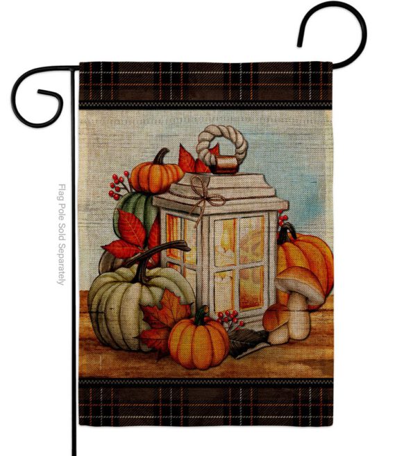 Fall Lantern - Harvest & Autumn Fall Vertical Impressions Decorative Flags HG113115 Made In USA - Image 13