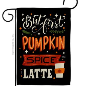 First Pumpkin Spice - Harvest & Autumn Fall Vertical Impressions Decorative Flags HG137580 Made In USA