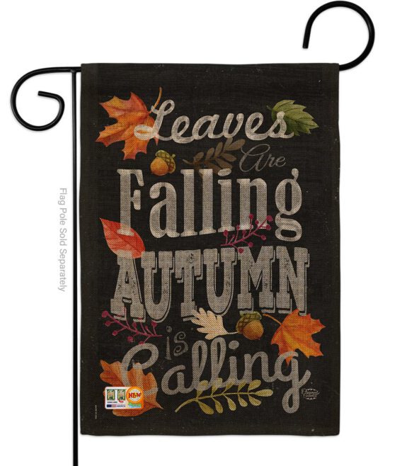 Autumn is Calling Fall - Harvest & Autumn Fall Vertical Impressions Decorative Flags HG191033 Made In USA - Image 9