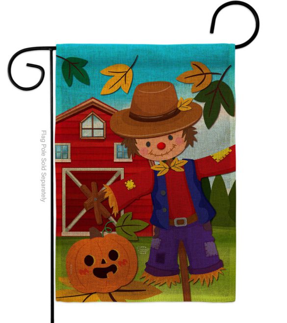 Harvest Scarecrow  - Harvest & Autumn Fall Vertical Impressions Decorative Flags HG192231 Made In USA - Image 11