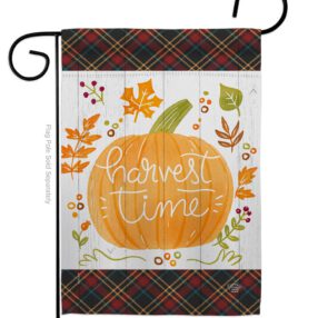 Harvest Time - Harvest & Autumn Fall Vertical Impressions Decorative Flags HG192274 Made In USA