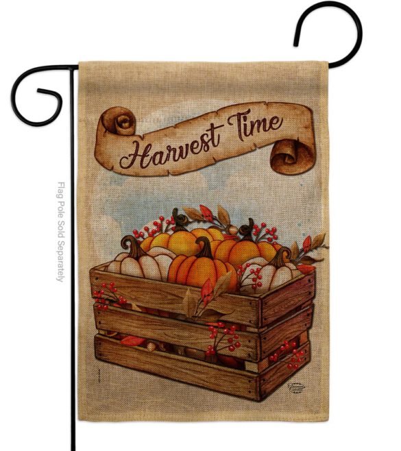 Harvest Time - Harvest & Autumn Fall Vertical Impressions Decorative Flags HG192299 Made In USA - Image 11