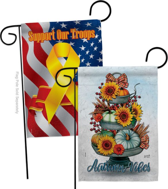 Autumn Vibes - Harvest Autumn Fall Vertical Impressions Decorative Flags HG130418 Made In USA - Image 14