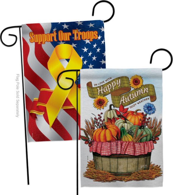 Cozy Autumn - Harvest Autumn Fall Vertical Impressions Decorative Flags HG130420 Made In USA - Image 13