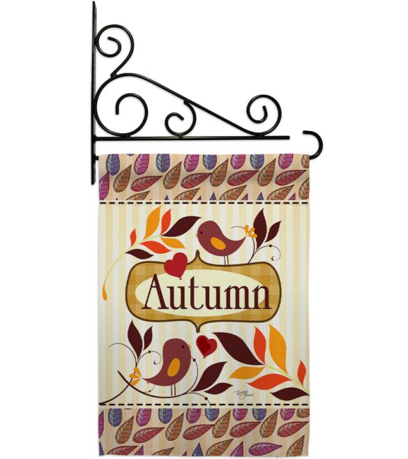 Birds Autumn - Harvest & Autumn Fall Vertical Impressions Decorative Flags HG113003 Made In USA - Image 11