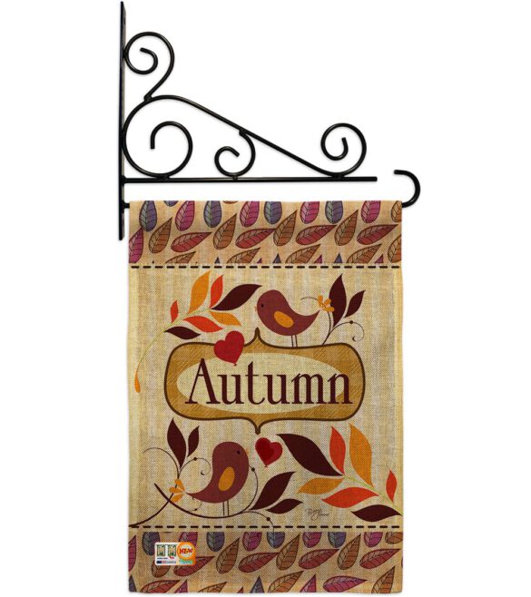 Birds Autumn - Harvest & Autumn Fall Vertical Impressions Decorative Flags HG113003 Made In USA - Image 12