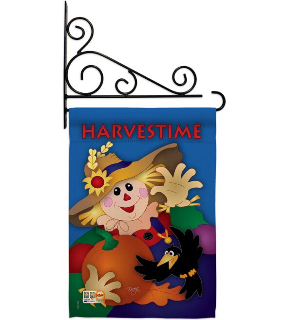Harvestime Garden Flag - Harvest & Autumn Fall Vertical Applique Decorative Flags HG113031 Imported - Image 4
