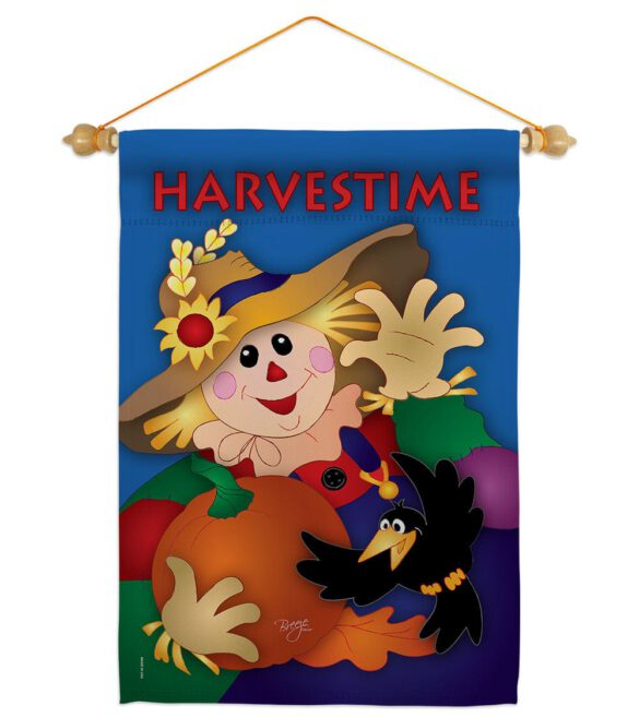 Harvestime - Harvest & Autumn Fall Vertical Impressions Decorative Flags HG113031 Made In USA - Image 23