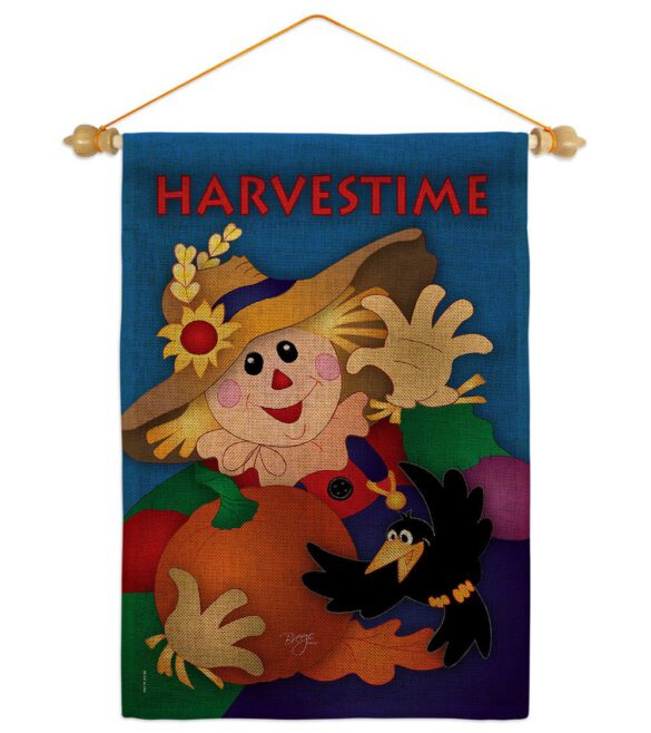 Harvestime - Harvest & Autumn Fall Vertical Impressions Decorative Flags HG113031 Made In USA - Image 24