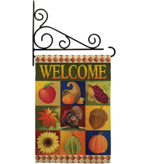 Autumn Collage - Harvest & Autumn Fall Vertical Impressions Decorative Flags HG113046 Made In USA - Image 12