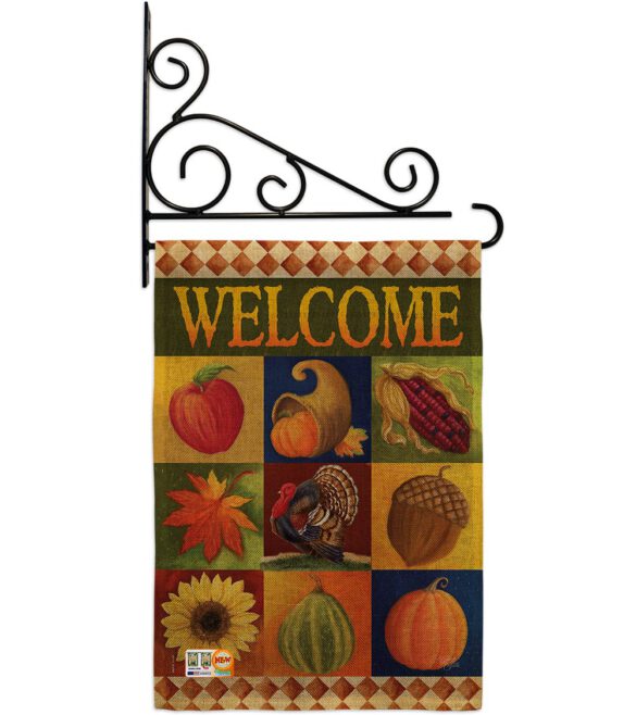 Autumn Collage - Harvest & Autumn Fall Vertical Impressions Decorative Flags HG113046 Made In USA - Image 13