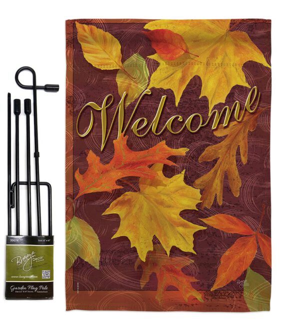 Fall Leaves - Harvest & Autumn Fall Vertical Impressions Decorative Flags HG113047 Made In USA - Image 4
