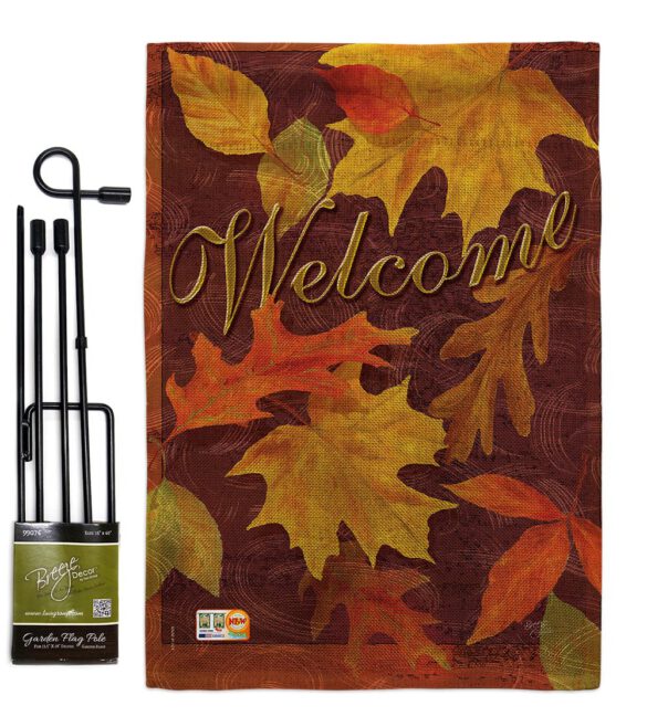 Fall Leaves - Harvest & Autumn Fall Vertical Impressions Decorative Flags HG113047 Made In USA - Image 9