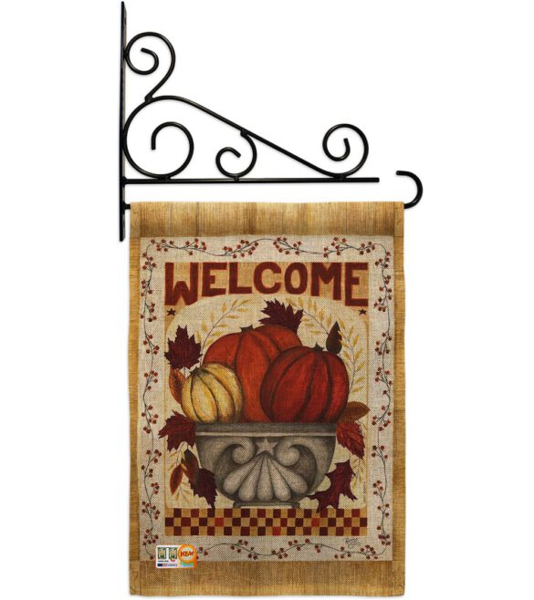 Fall Welcome - Harvest & Autumn Fall Vertical Impressions Decorative Flags HG113067 Made In USA - Image 12