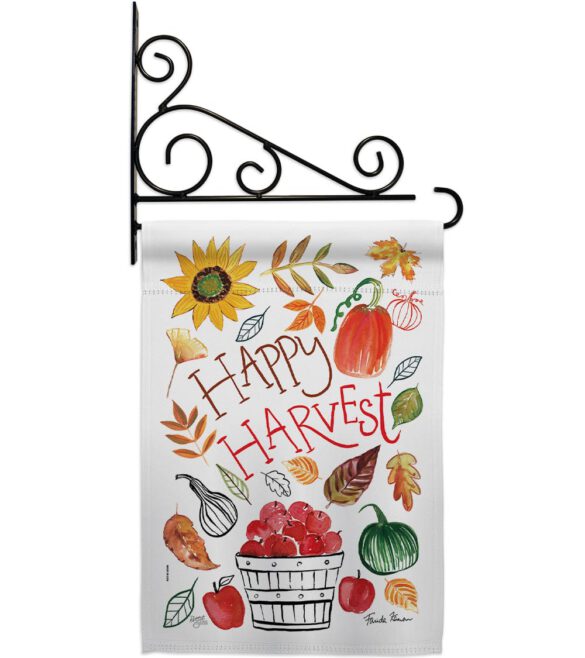 Happy Harvest - Harvest & Autumn Fall Vertical Impressions Decorative Flags HG113073 Made In USA - Image 11