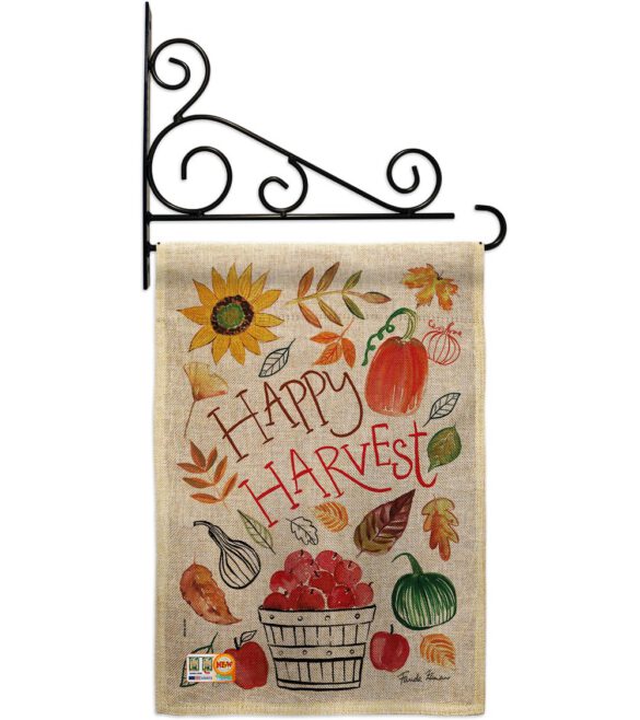Happy Harvest - Harvest & Autumn Fall Vertical Impressions Decorative Flags HG113073 Made In USA - Image 12