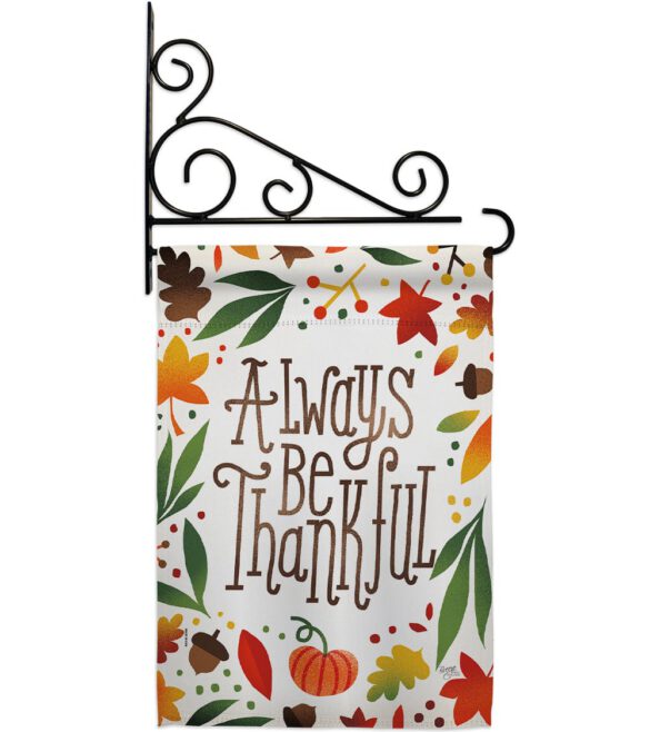 Always Be Thankful - Harvest & Autumn Fall Vertical Impressions Decorative Flags HG113074 Made In USA - Image 12