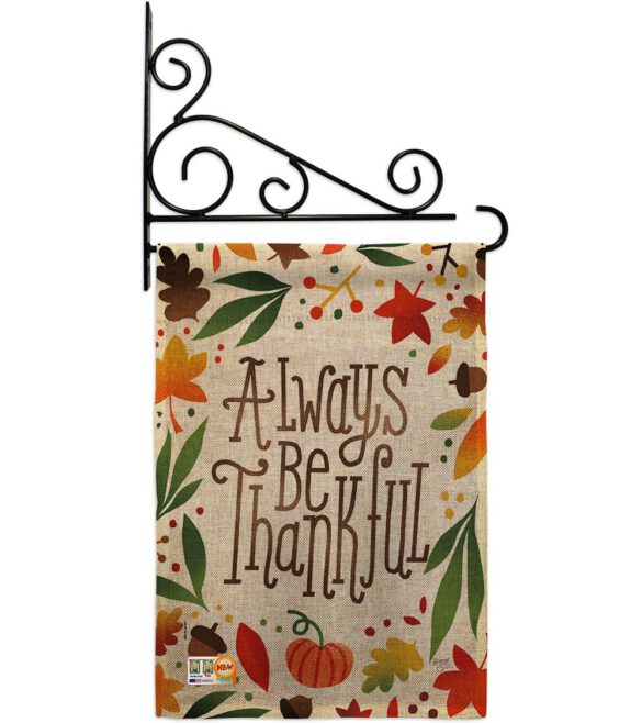 Always Be Thankful - Harvest & Autumn Fall Vertical Impressions Decorative Flags HG113074 Made In USA - Image 13