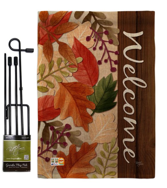 Autumn Leaves - Harvest & Autumn Fall Vertical Impressions Decorative Flags HG113082 Made In USA - Image 10
