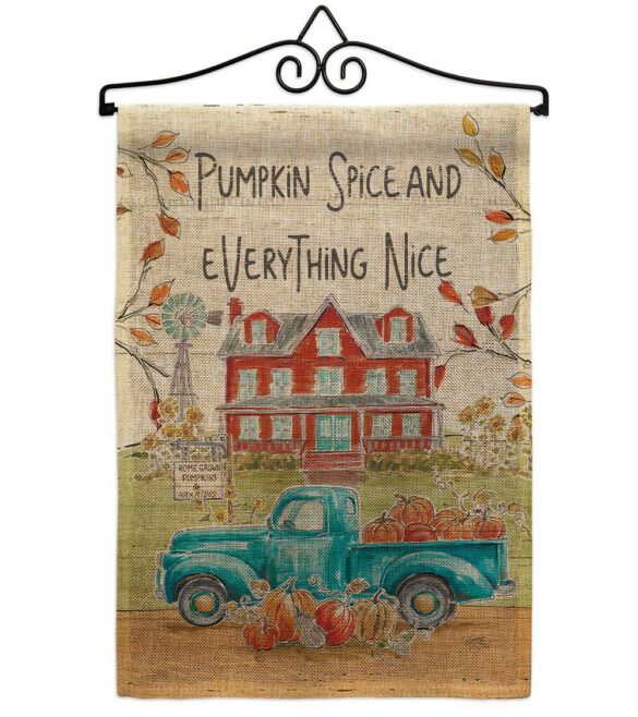 Fall Markets - Harvest & Autumn Fall Vertical Impressions Decorative Flags HG113093 Made In USA - Image 13