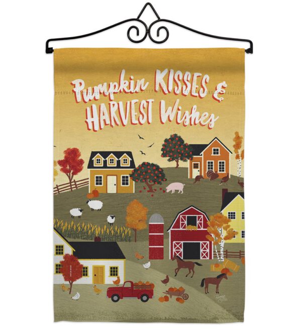 Harvest Village - Harvest & Autumn Fall Vertical Impressions Decorative Flags HG113098 Made In USA - Image 7